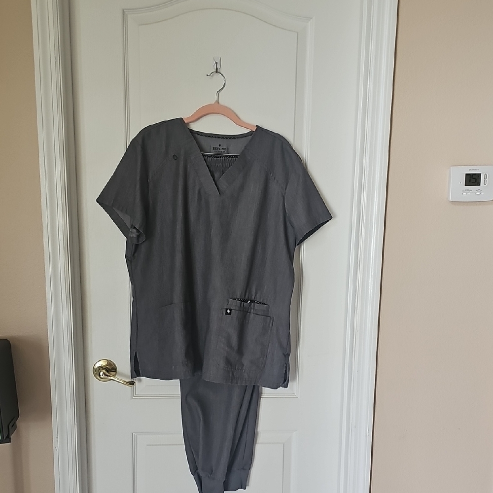 Gray Scrub Set